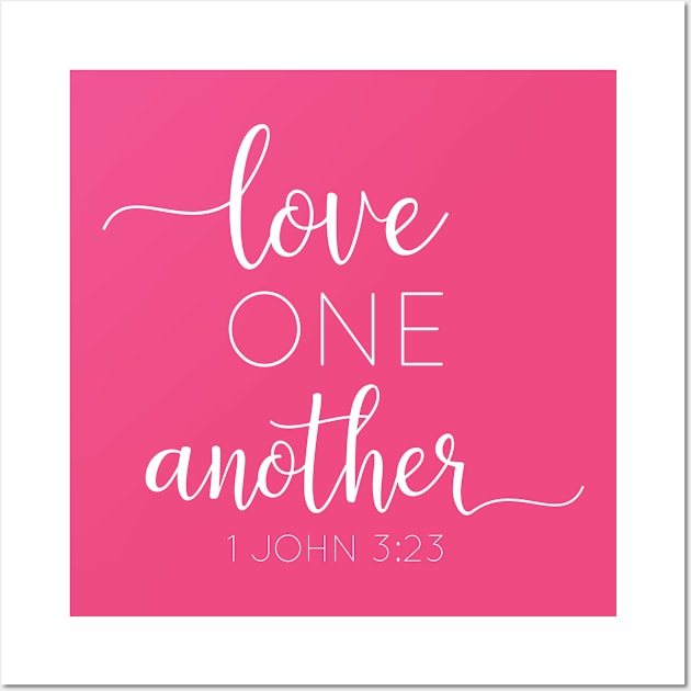 Love One Another Wall Art by beyerbydesign